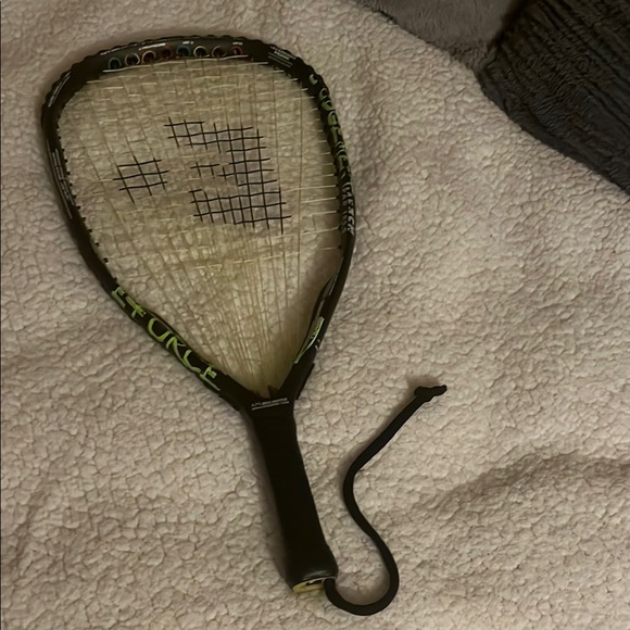 E-Force Black Racquetball Racket - Picture 1 of 6